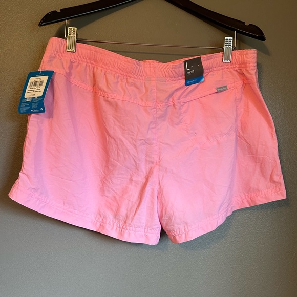 NWT Columbia Sz Large Women’s Pink Sandy River 3” Inseam Board Beach Shorts $45! - Picture 9 of 11